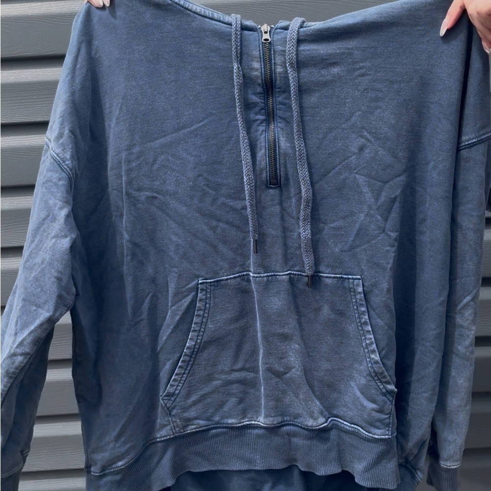 Aerie Blue Hoodie Sweatshirt
